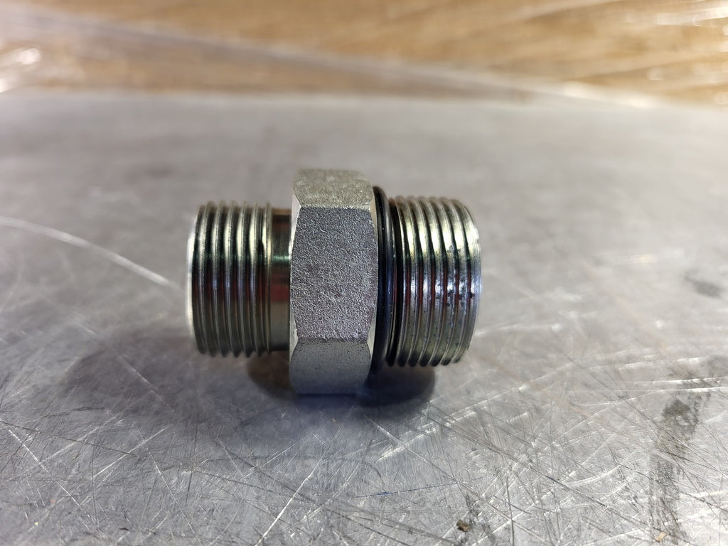 BOSCH HYDRAULIC CONNECTIONS LTD. Scrap - ORB Male-16 and ORFS Male-12 Threads Straight Adapter A-RF10-1612