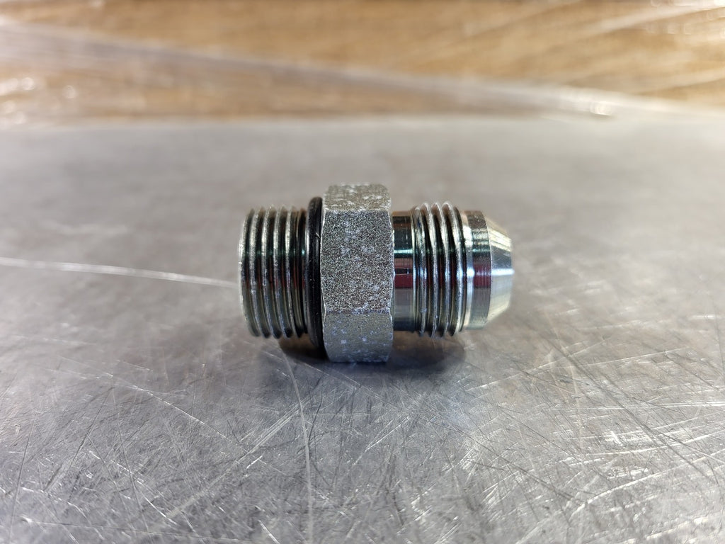 BOSCH HYDRAULIC CONNECTIONS LTD. ORB Male-12 and JIC Male-12 Threads Straight Adapter A-RJ10-1212