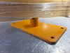 Rectangular Steel Base Flange w/ 2" Threaded Pipe