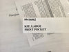 HOFFMAN Kit Large Print Pocket 99416062