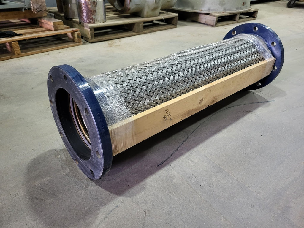 8" x 39" Class 150 Flexible Braided Metal Hose B16/5 SA/A105N/C21