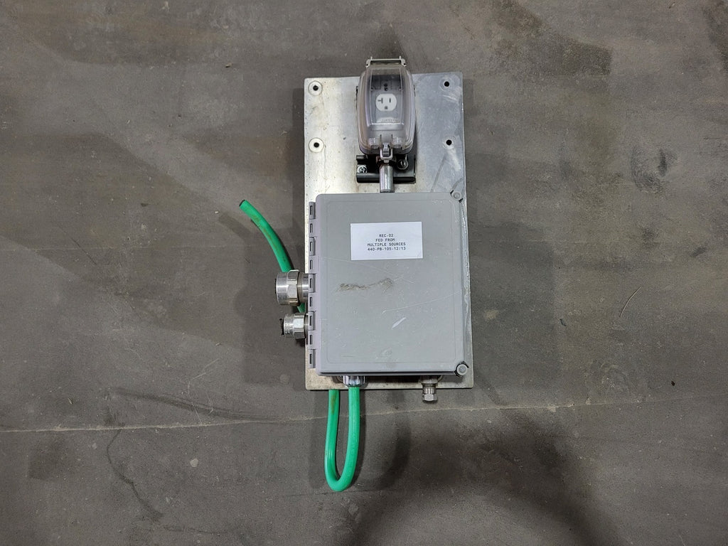 HOFFMAN Enclosure A1086CHQRFG w/ Receptacle 