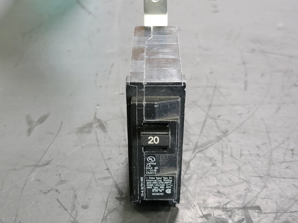 SIEMENS 20 Amp, 1 Pole, 120/240 volts Circuit Breaker B120