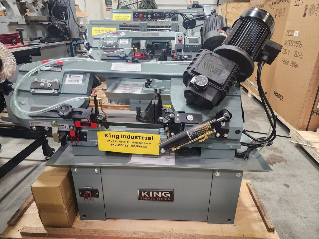 KING CANADA 7" x 12" Metal Cutting Bandsaw KC-712GH-5