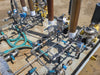 LIGHTNIN Lightnin Skid-Mounted Stainless Steel Mixing System with (4) Milton Roy Metering Pumps, Agitator, Rosemount Instrumentation & Baldor Explosion-Proof Motors