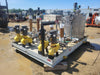LIGHTNIN Lightnin Skid-Mounted Stainless Steel Mixing System with (4) Milton Roy Metering Pumps, Agitator, Rosemount Instrumentation & Baldor Explosion-Proof Motors