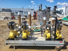 LIGHTNIN Lightnin Skid-Mounted Stainless Steel Mixing System with (4) Milton Roy Metering Pumps, Agitator, Rosemount Instrumentation & Baldor Explosion-Proof Motors