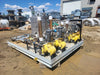 LIGHTNIN Lightnin Skid-Mounted Stainless Steel Mixing System with (4) Milton Roy Metering Pumps, Agitator, Rosemount Instrumentation & Baldor Explosion-Proof Motors