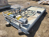 Skid-Mounted Duplex Chemical Transfer Pump Package with (2) Baldor 3/4 HP Explosion-Proof Motors & Stainless Steel Process Piping