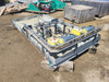 Skid-Mounted Duplex Chemical Transfer Pump Package with (2) Baldor 3/4 HP Explosion-Proof Motors & Stainless Steel Process Piping