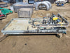 Skid-Mounted Duplex Chemical Transfer Pump Package with (2) Baldor 3/4 HP Explosion-Proof Motors & Stainless Steel Process Piping