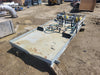 Skid-Mounted Duplex Chemical Transfer Pump Package with (2) Baldor 3/4 HP Explosion-Proof Motors & Stainless Steel Process Piping