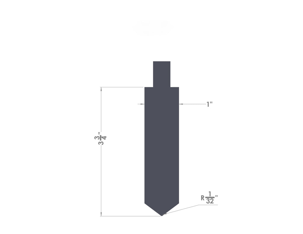 AGE 84 Degree Forming Punch GP11