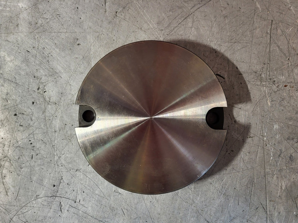 Precision Machined Steel Circular Thrust Plate / Wear Plate 50 mm Thick Part No. 202009 Drawing 103207