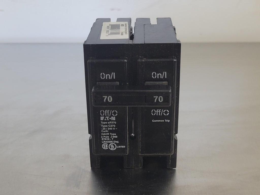 EATON 70 Amp, 2 Pole, 120/240 volts Circuit Breaker BR270