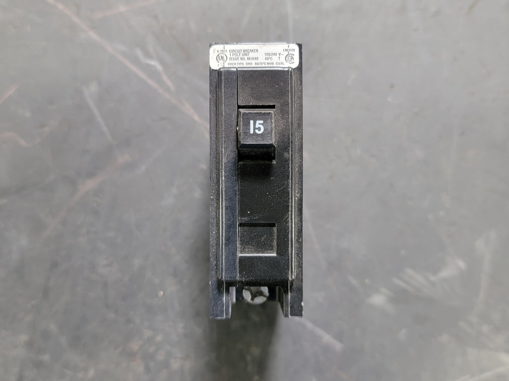 EATON 15 Amp, 1 Pole, 120/240 volts Circuit Breaker QBHW1015
