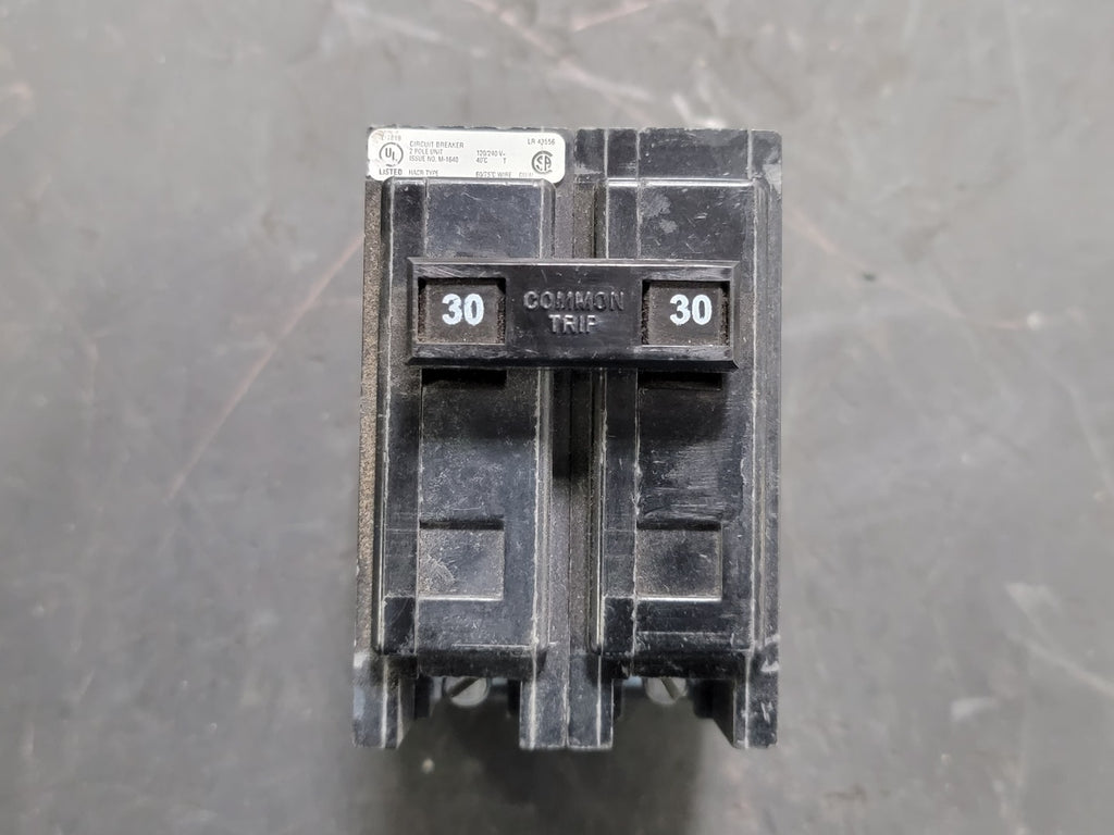 EATON 30 Amp, 2 Pole, 120/240 volts Circuit Breaker QBHW2030