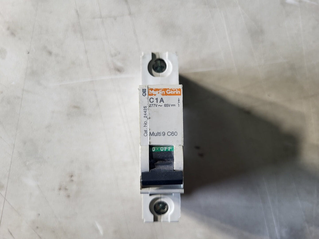 MERLIN GERIN 1 Amp, 1 Pole, 277 volts Circuit Breaker C60N-C1A