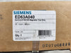 SIEMENS 40 Amp, 3 Pole, 600 volts Circuit Breaker ED63A040 w/ Trip Unit