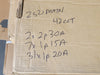 GENERAL ELECTRIC AQF3422JBX Panelboard 225A, 120/208V, 42-Circuits w/Main Breaker