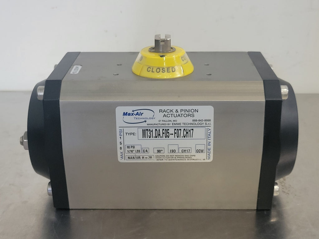 MAX- AIR TECHNOLOGY Pneumatic Actuator MT31.DA.F05-F07.CH17