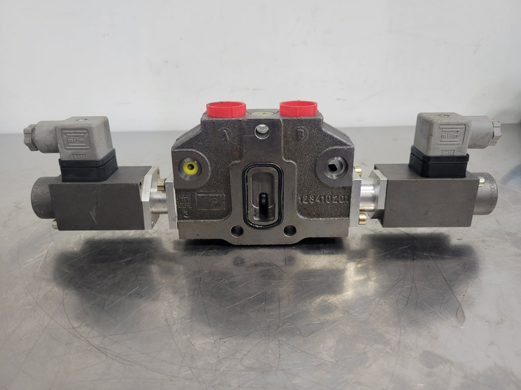 Hydraulic Valve Work Section 123410201 w/ Solenoid