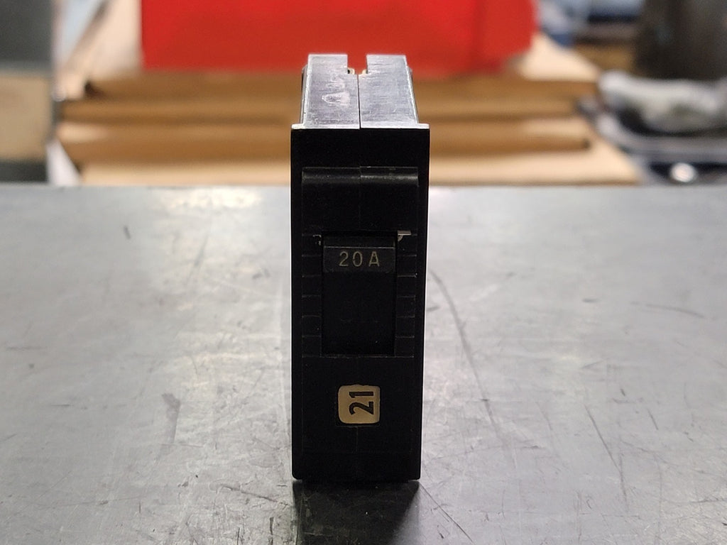 GENERAL ELECTRIC 20 Amp, 1 Pole, 120/240 Volts Circuit Breaker TQL120