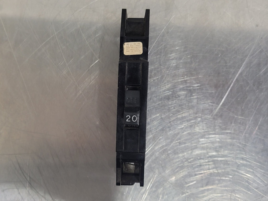 ZINSCO 20 Amp, 1 Pole, 120/240 volts Circuit Breaker Q120