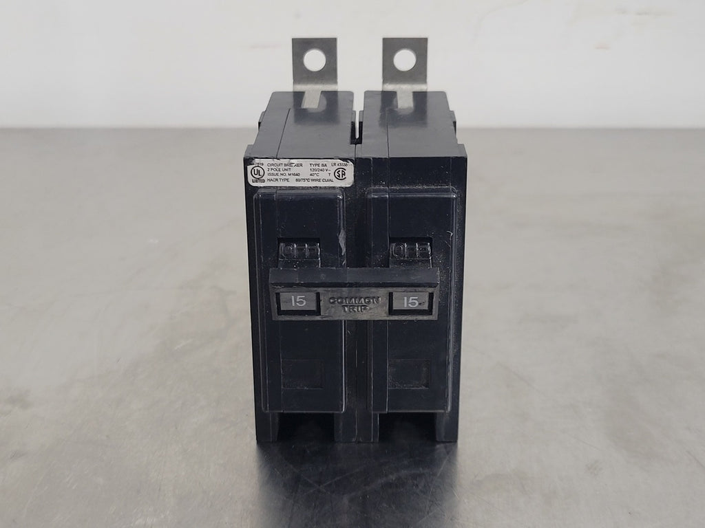 CUTLER-HAMMER 15 Amp, 2 Pole, 120/2410 volts Circuit Breaker BA215