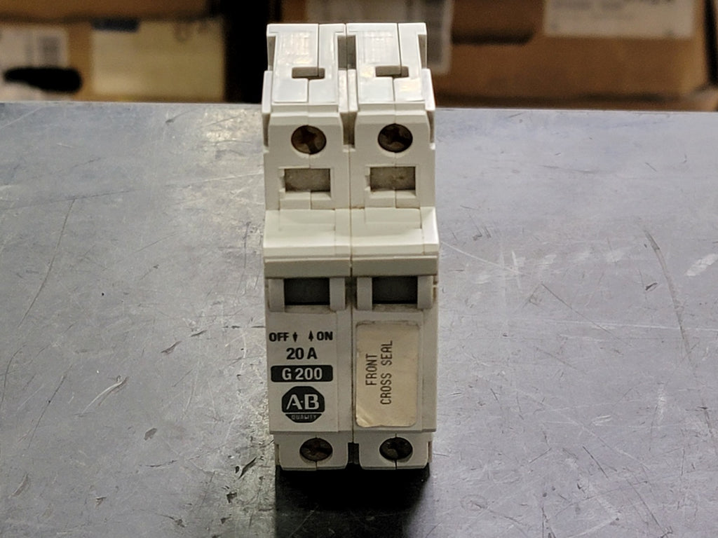 ALLEN-BRADLEY 20 Amp, 2 Pole, 480/277 volts Circuit Breaker 1492-CB2-G200
