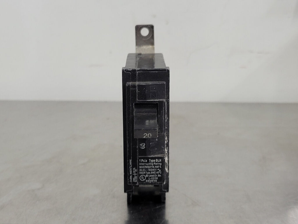 SIEMENS 20 Amp, 1 Pole, 120/240 volts Circuit Breaker BLH120