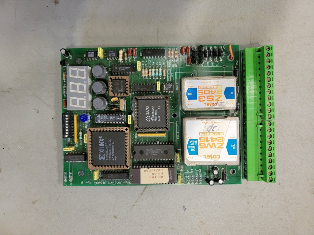 CMC Industrial Automation Control Board w/ Xilinx XC3042A FPGA & Z80 Processor