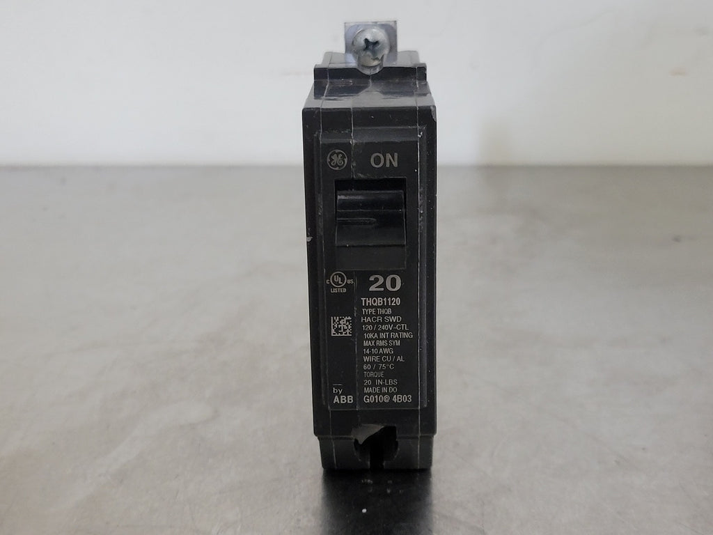 GENERAL ELECTRIC 20 Amp, 1 Pole, 120/240 volts Circuit Breaker THQB120