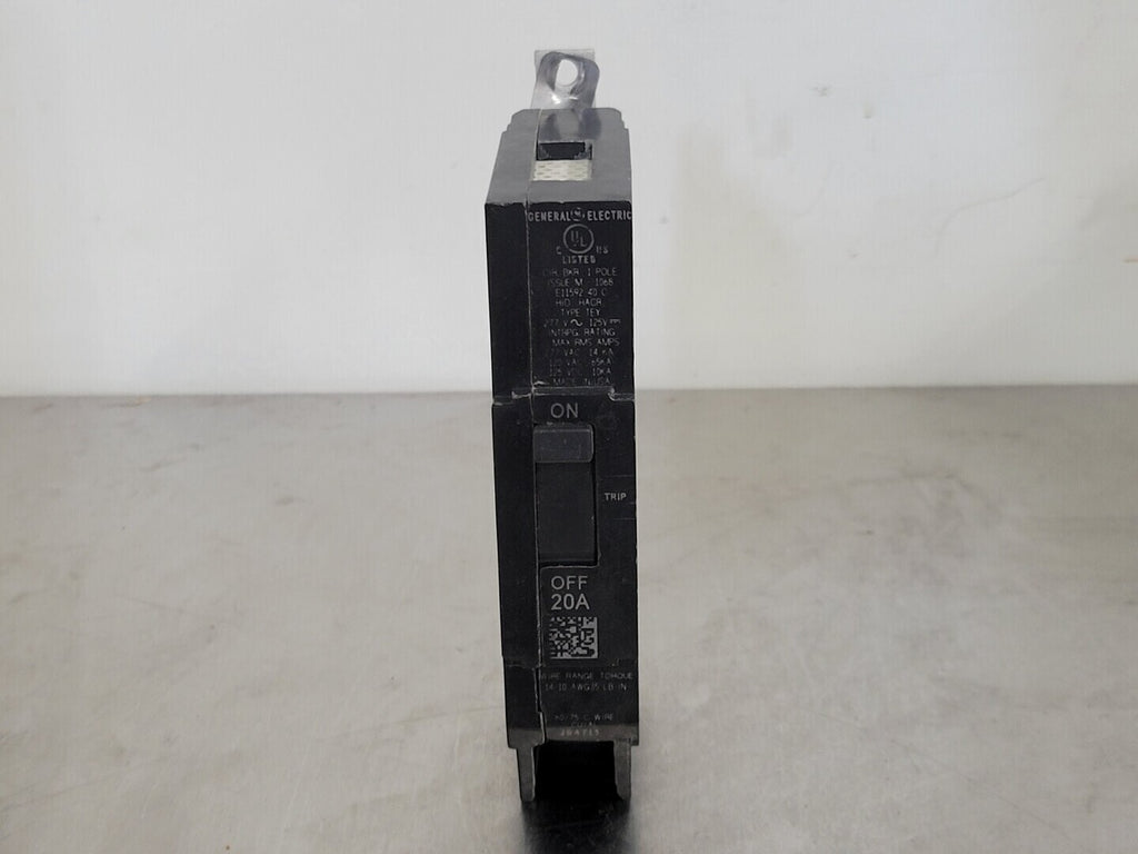 GENERAL ELECTRIC 20 Amp, 1 Pole, 277 volts Circuit Breaker TEY120