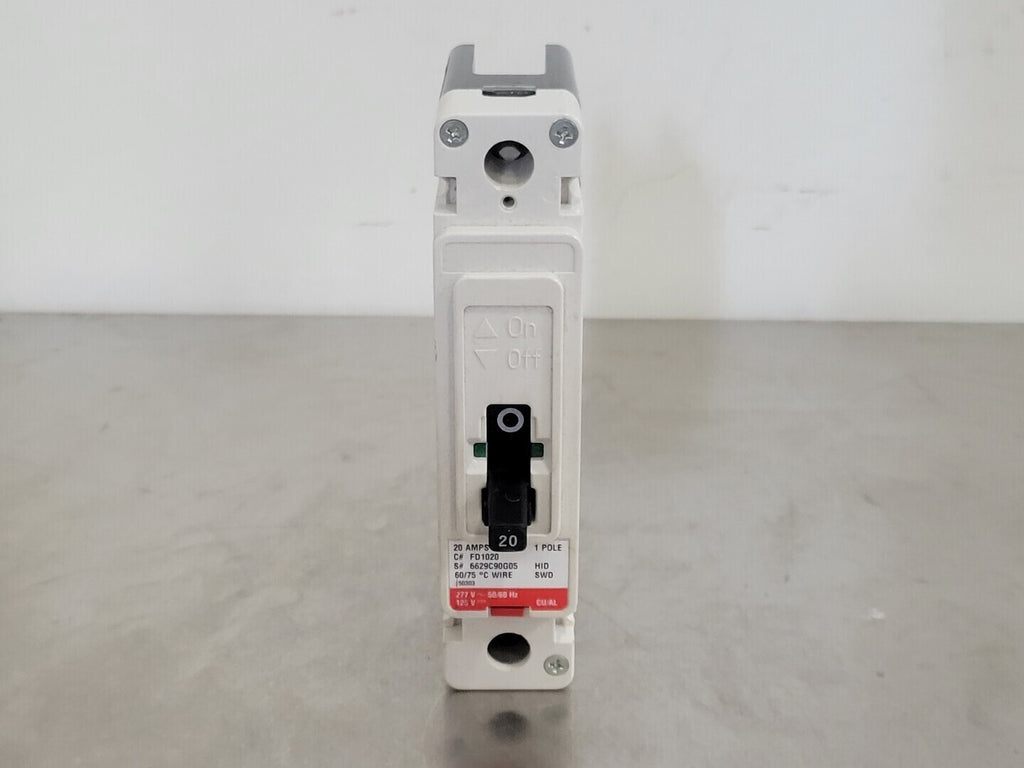 EATON 20 Amp, 1 Pole, 277 volts Circuit Breaker FD1020