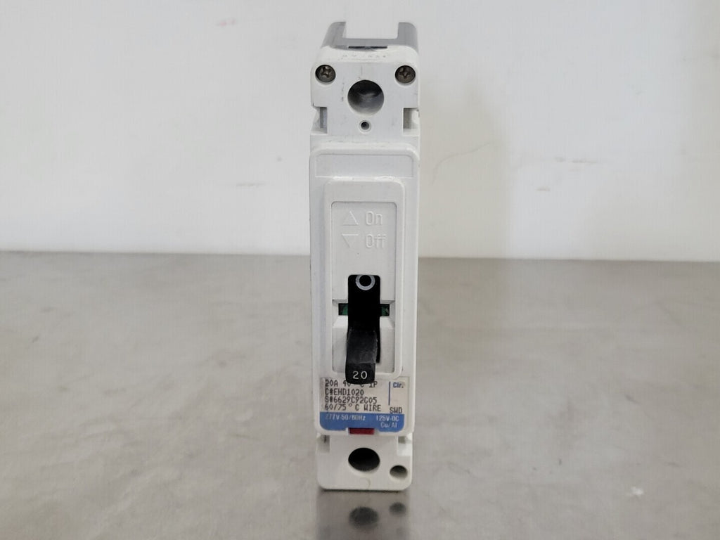 WESTINGHOUSE 20 Amp, 1 Pole, 277 volts Circuit Breaker EHD1020