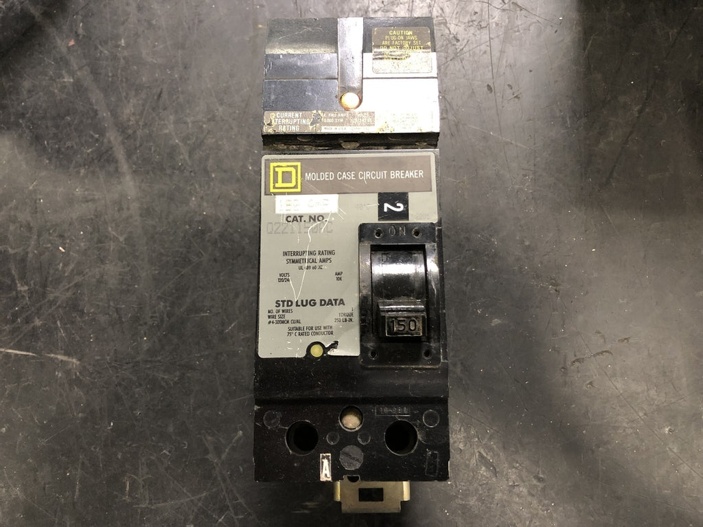 SQUARE D 150 Amp, 2 Pole, 120/240 Volts Circuit Breaker Q22150