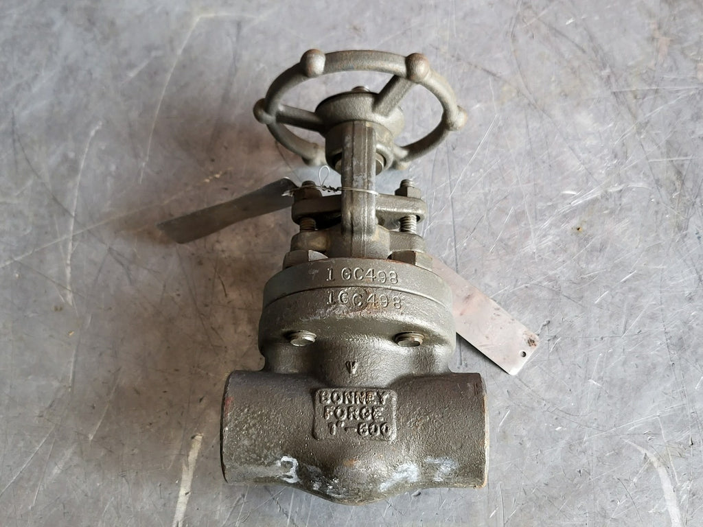 BONNEY FORGE Scrap - 1" Class 800 Monel Gate Valve