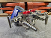 FOXBORO IMV30 Multivariable Pressure Transmitter IMV30-T22BE01C-B1L1 w/ 5 Valve Manifold