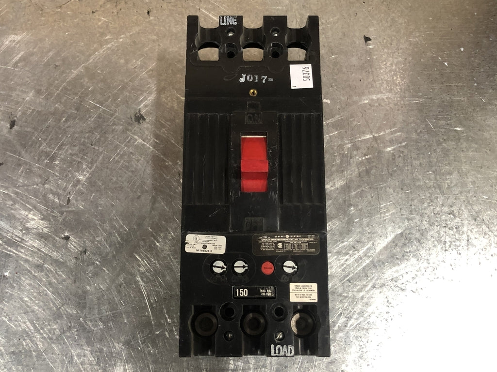 GENERAL ELECTRIC 225 Amp, 3 Pole, 600 Volts Circuit Breaker THFK236F000