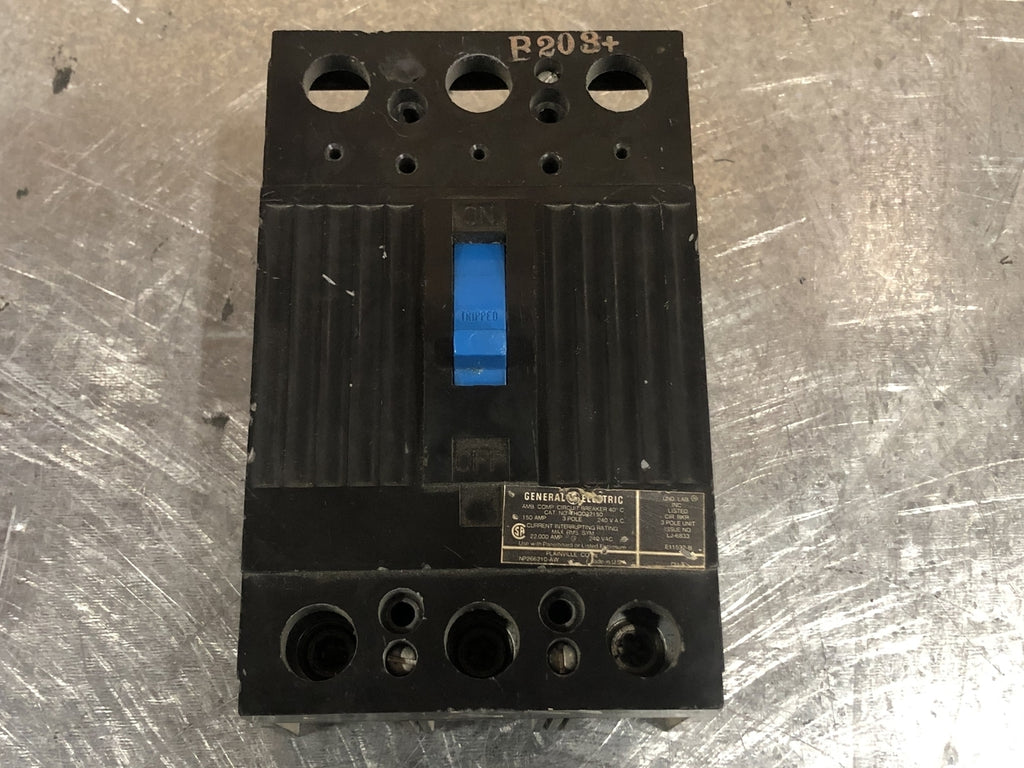 GENERAL ELECTRIC 150 Amp, 3 Pole, 240 Volts Circuit Breaker THQD32150