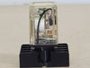 MASTER ELECTRONIC CONTROLS 10 Amp, 24 VDC, 8-Pins Electromechanical Relay GV-DPDT-24D w/ Base H50-SL608