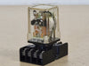 MASTER ELECTRONIC CONTROLS 10 Amp, 24 VDC, 8-Pins Electromechanical Relay GV-DPDT-24D w/ Base H50-SL608