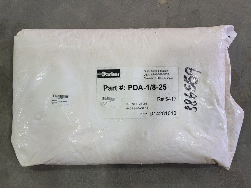PARKER 25lbs Bag of Dryer Desiccant PDA-1/8-25 1/8in. Beads