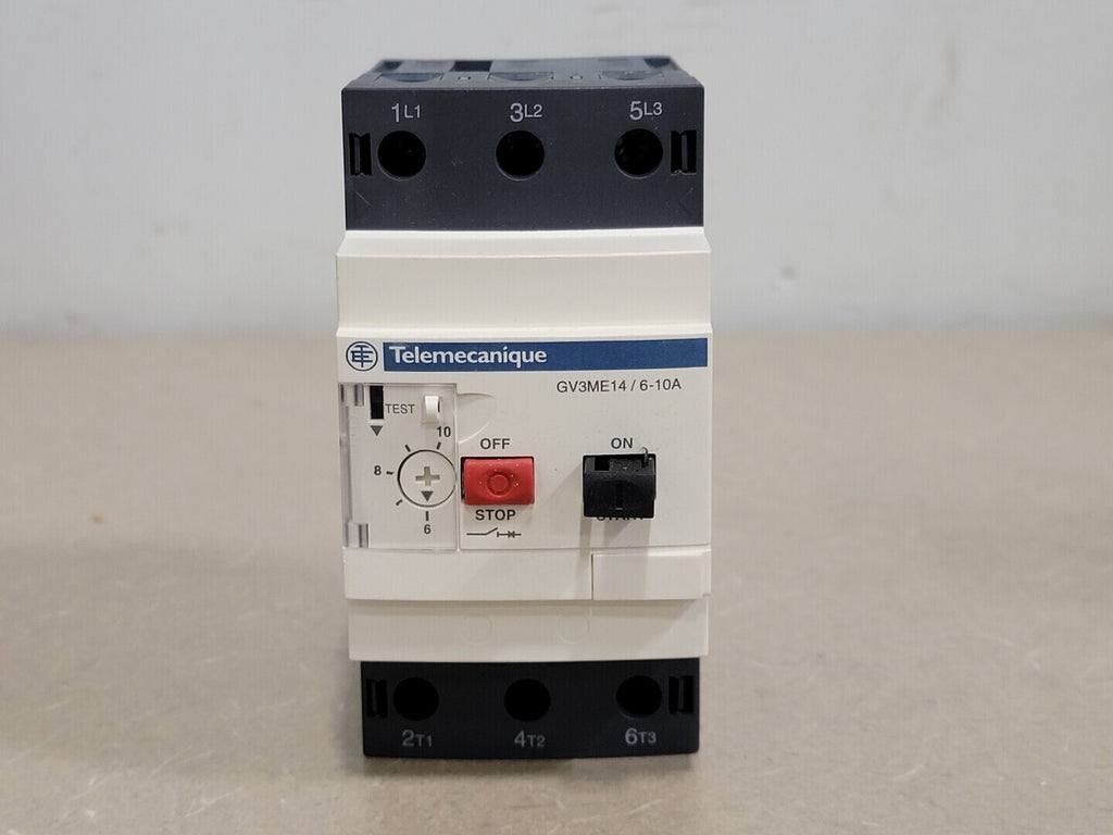 TELEMECANIQUE 6-10 Amp, 3 Pole, 690 volts Circuit Breaker GV3ME14