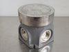 HUBBELL 1-Gang Floor Box Round Cast Iron B2536
