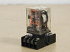 MASTER ELECTRONIC CONTROLS 10 Amps, 24 VDC Electromechanical Relay GV-DPDT-24D w/ Socket H50-SL608