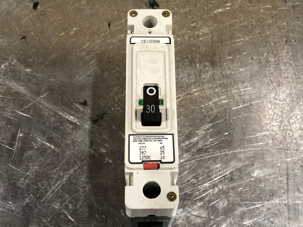 FEDERAL PIONEER 30 Amp, 1 Pole, 347 Volts Circuit Breaker CE1030N