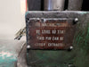 FJ EDWARDS 8' x 10 Gauge Power Leaf Brake M18SS2259/341