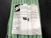 3M 3/8" x 48" Heat Shrinkable Flexible Polyolefin Tubing Green FP-301 (Bag of 22)